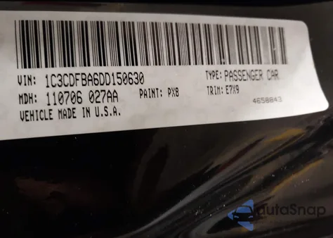 2013 Dodge Dart Sxt z USA, uszkodzony, nr VIN 1C3CDFBAXDD298991